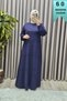 Women's Hijab Plus Size Clothing Ribbed Dress