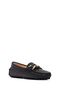 Women's Black Buckle Genuine Leather Loafer, Winter Shoes 25Afd290118 - 6