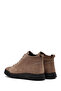 Men's Beige Zippered Nubuck Leather Sports Boots 25Wfd7606V3 - 6