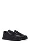 Men's Black Lace-Up Genuine Leather Casual Sneaker,Winter Sports Shoes 25Wfd676918 - 3