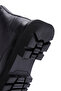 Men's Black Zippered Leather Casual Boots 25Wfd620318 - 8
