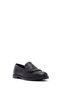 Women's Black Genuine Leather Masculine Loafer, Winter Shoes 25Afd201618 - 6