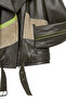 Madonna Women's Green Double Breasted Lapel Leather Jacket 24Wgd5220Xs - 7
