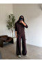 Brown Hooded Modal Tracksuit Set