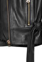 Athena Women's Black Short Leather Jacket 24Wgd5222U4 - 6