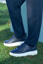 Acbc X Men's Navy Blue Lace-Up Sneaker 24Wfd760018