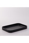 Victoria Rectangular Tray Small Black - 2