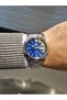 Automatic - Blue Dial Calendar Steel Band, 3 Atm Waterproof Men Wrist Watch - 2