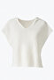 Beige V-Neck Hat and Sleeve Detailed Knitwear Blouse - 5