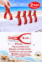 Beach Sunbed Clip Anti-Wind 14cm XXL Towel Holder Clip Strong Plastic Sunbed Clip 2Pcs - 5