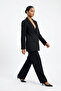 Black Buttonless Jacket with Pocket Detail and Comfortable Cut - 2