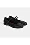 Women's Black Mary Jane Desacomfort Leather Ballerinas