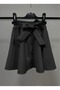 Girl's Ruffle Detailed Black Skirt and Lace White Shirt April 23 October 29 Show Outfit - 4
