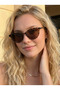 Victoria Cat Eye Leopard 49 Ekartman Sunglasses Women Men Light Weight Slanted Small Glasses