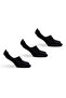 Tokyo Unisex 80% Cotton Ballet Flats Socks 3-Pack Black