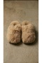 Women's Brown Closed-Front Extra Long Soft Furry House Slippers 2cm Bynd04 - 5