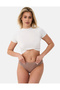 Women's Cotton Colored Bato / Hipster Slip Panties - Green, Smoked, Stone, a Brown, Ecru 5-Pack - 3