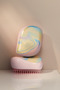 Compact Stylerice Cream Swirl Hair Brush - Travel and Bag Size Combs - 5