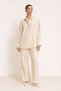Beige Fabric Detailed Relaxed Fit Long Sleeve Shirt - 2