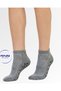 3-Piece Gray Cream Cotton Sole Towel Non-Slip Sole Yoga Pilates Tawaf Hajj Umrah Booties Home Socks - 4