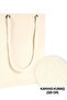 Canvas Large Size Shopping Beach Baby Care Shoulder Bag with Rope Handles - 4