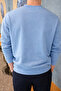 Wellbeing Themed Printed Baby Boy Blue Sweatshirt - 5