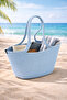 New Season Natural Straw Jute Trendy Model Beach Bag Summer and Beach Combination Compatible Hand and Shoulder Bag
