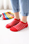 Circle Patterned Booties Socks 8-Piece – Women'S, Colorful, Sports and Daily Matching” - 2