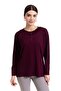 New Season 2024 Simple Pattern Round Neck Regular Fit Mother Combed Cotton Blouse 6380