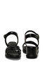 25S-281 6Fx Black Women's Wedge Heel Sandals - 5