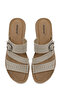 409022.Z6Fx Beige Women's Slippers - 4