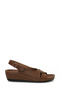 164339.Z6Fx Tan Women's Flat Sandals