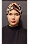 Tiger Patterned Wrapped Bonnet - Baby Mouth