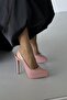 Flex Powder Patent Leather 13 cm Women's Classic Platform Heeled Shoes