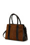 Suet Western Omz 5Pr Tan Women's Shoulder Bag - 2