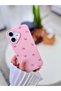 iPhone 16 Compatible Flexible Protective Silicone Case with Printed Pink Bow Design - 2