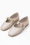 Stella Seashell Belted Ballerina Casual Women's Shoes Mary Jane Home Ballerinas