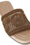 24S-163 5Fx Brown Women's Slippers - 7
