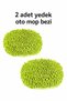 Green Auto Mop Tip Replacement Head (Replacement Cloth Only) Microfiber - 2