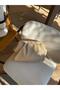 Glow Knitted Detailed Hand, Shoulder and Crossbody Bag Cream - 6