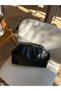Glow Knitted Detailed Hand, Shoulder and Crossbody Bag Black