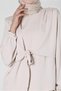 Shoulder Pad Piece Tie-Up Detailed Double Skirt Set 42519 - 4