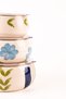 Bloom 3-Piece Enamel Storage Container Set (USABLE ON ALL STOVE TYPES) - 2