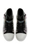Loops Hi Pu F 5Pr Black Girls' High Sneaker - 4