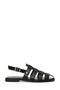 Inci Asha 5Fx Black Women's Flat Sandals