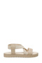 25S-275 5Fx Beige Women's Flat Sandals