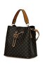 Mng Aks Dty Kl 4Pr Brown Multi Women's Shoulder Bag - 2