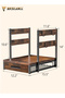 Solid Wood Storage Rack, Coffee Machine Storage Rack, Durable Coffee Maker Stand - 3