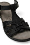 158589 .Z4Fx Black Women's Comfort Sandals - 7