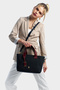 Navy Blue-Claret Red Women's Shoulder Bag Us26304 Online Exclusive - 3